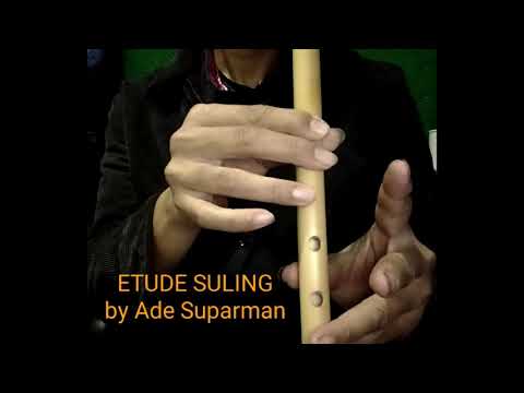 Ade Suparman - How To Play Sundanese Bamboo Flute (Suling) Four - holes.