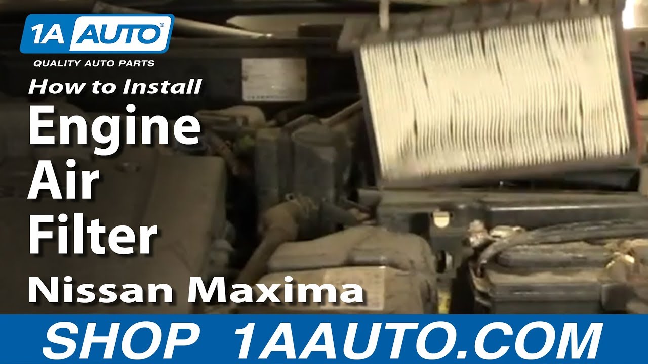 How to change air filter nissan maxima #8