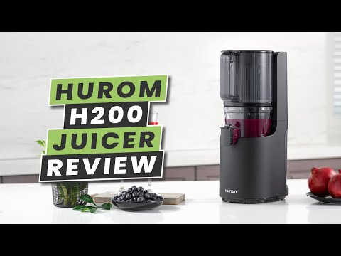 video Hurom H200 Self-Feeding Slow Juicer Extractor Fruit Blender  Squeezer (400ml)