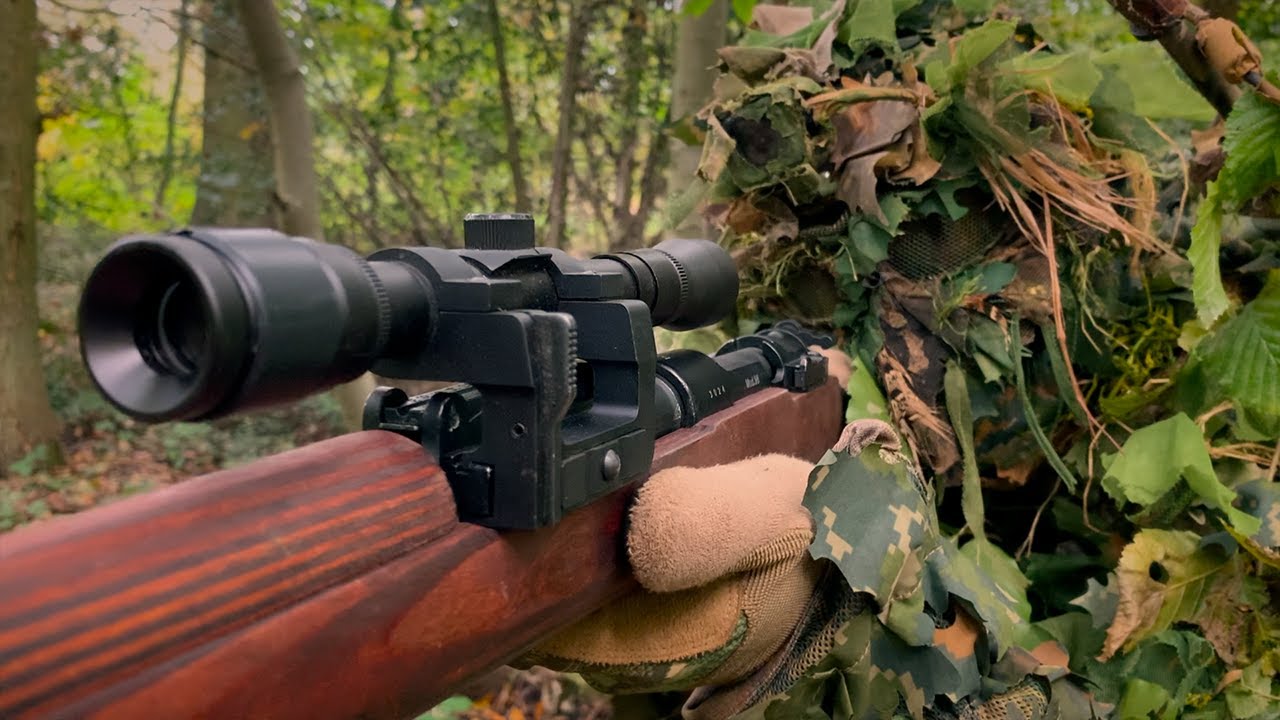 Airsoft Sniper Mission (realistic KAR98 Gameplay)