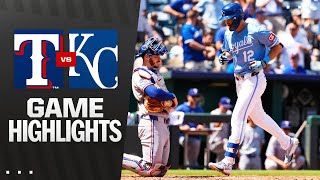 Rangers vs. Royals Game Highlights (8/21/25) | MLB Highlights