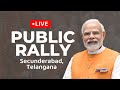 PM Narendra Modis address at the public meeting in Secunderabad, Telangana