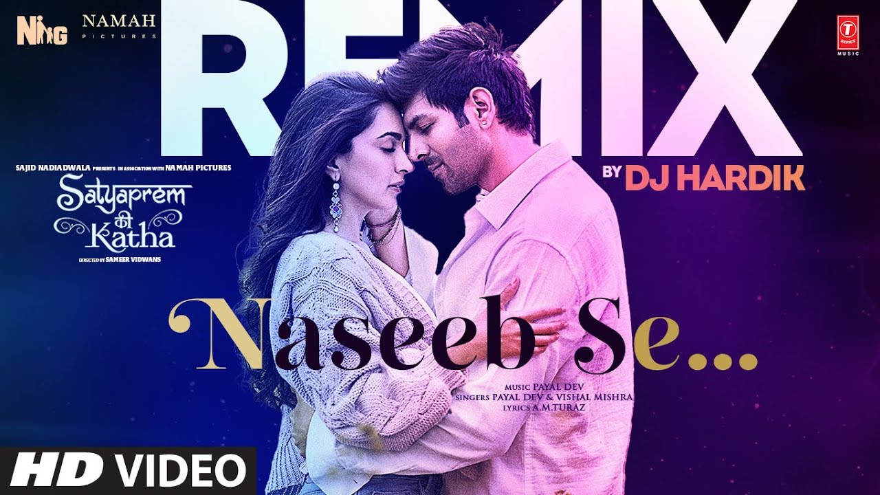 Naseeb Se (Remix) SatyaPrem Ki Katha | Kartik, Kiara | Payal Dev, Vishal Mishra | DJ Hardik