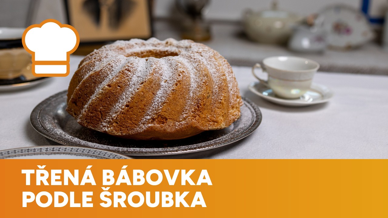 Třená bábovka podle Šroubka vám zpříjemní snídani či odpolední kávu