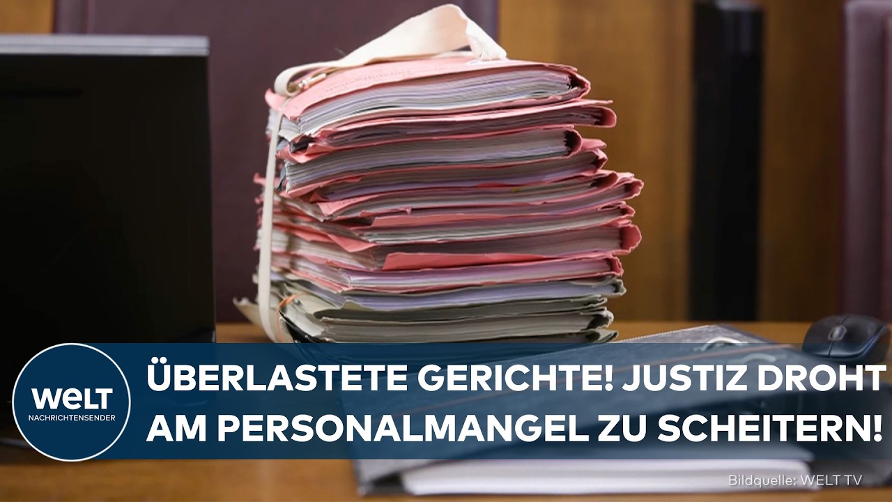GERICHTSCHAOS IN DEUTSCHLAND: Personalmangel gefährdet Prozesse! Über eine Million Verfahren offen