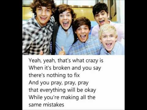 Same Mistakes - One Direction (with lyrics on screen)