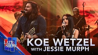 “High Road” - Koe Wetzel with Jessie Murph (LIVE on The Late Show)