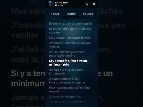 Bouss Pas tout perdre