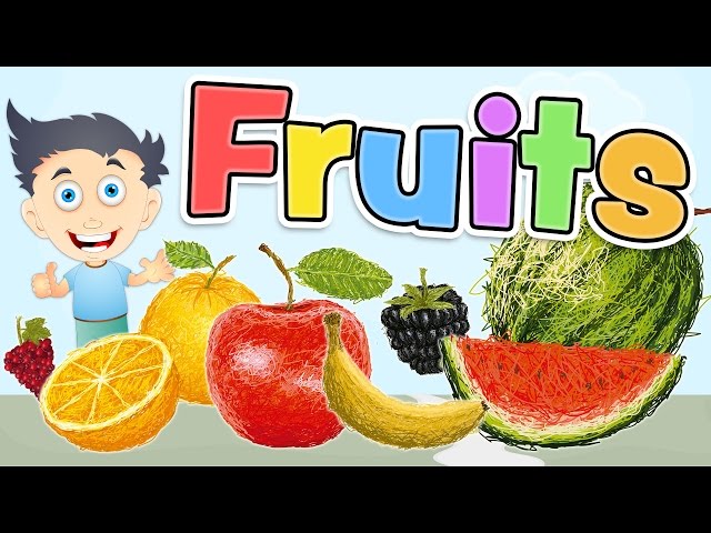 FRUITS in ENGLISH for kids