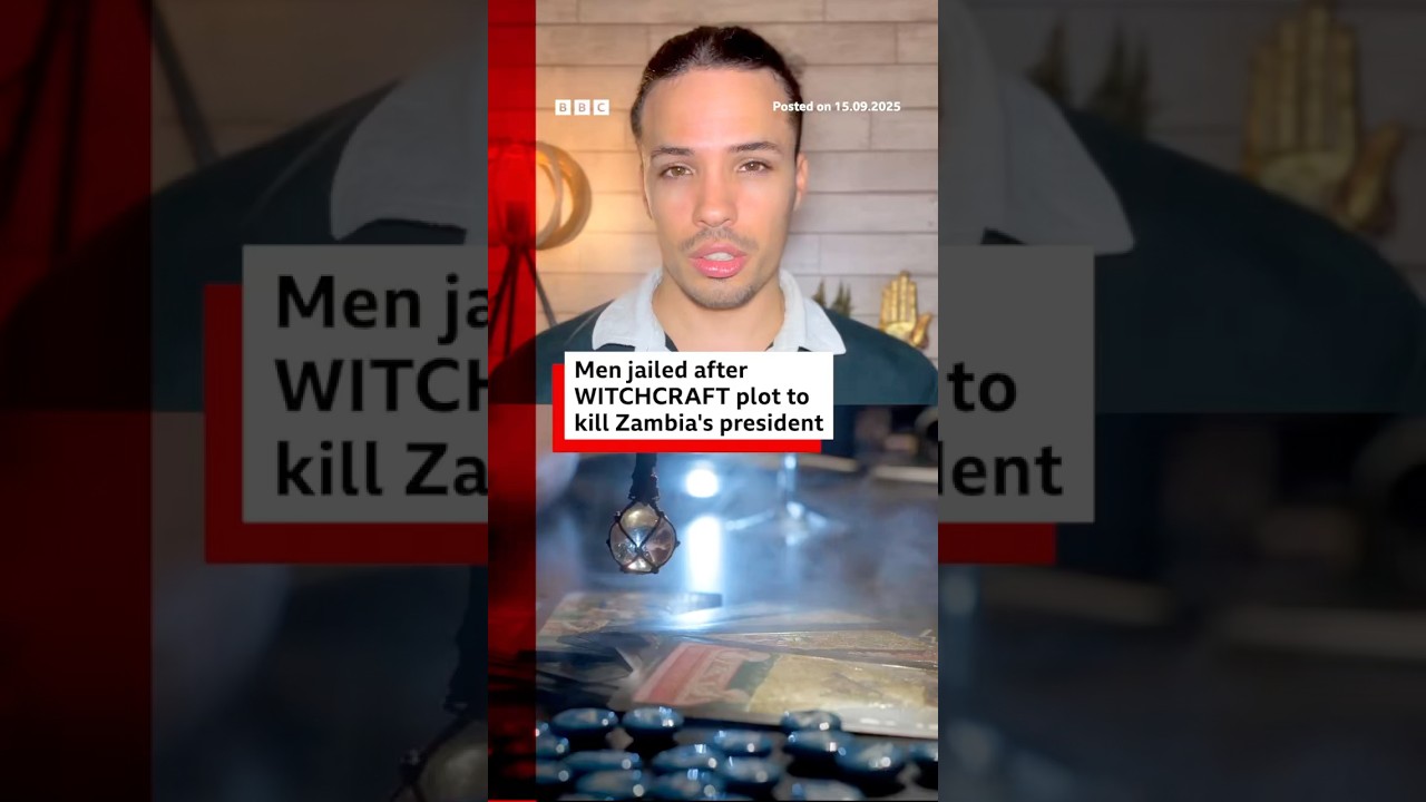 Men jailed after witchcraft plot to kill Zambia's president. #Zambia #BBCNews