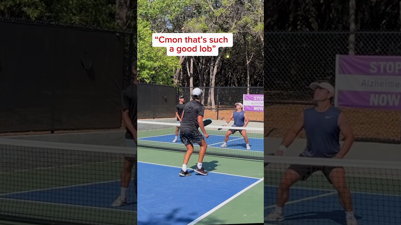 Is this too cocky? #pickleball #pickleballplayers #pickleballhighlights