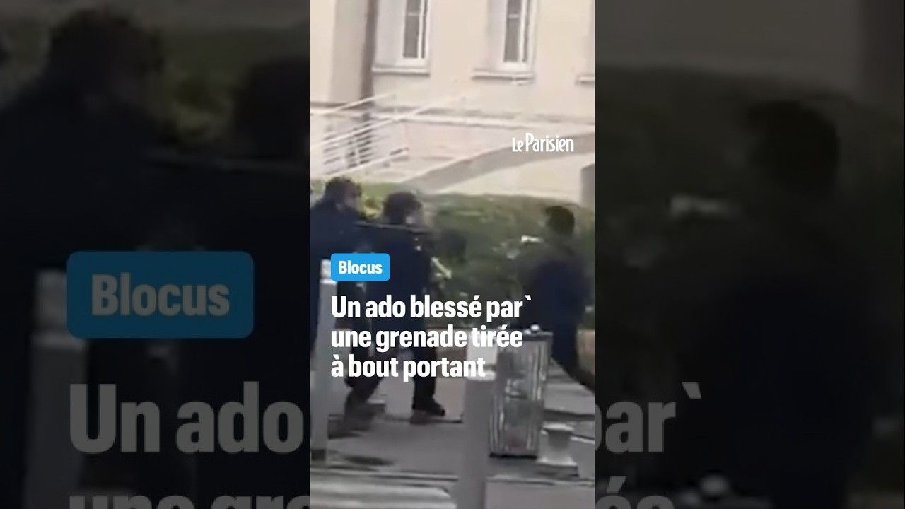 Blocus des lycées : un ado de 14 ans blessé au visage par un tir policier