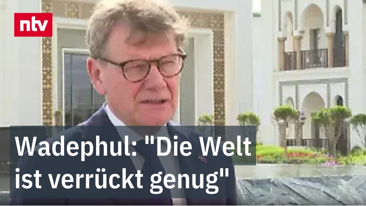 Auf die Kriege, Trumps Merz-Schelte und das Verhältnis zur USA blickt Außenminister Wadephul bei ntv