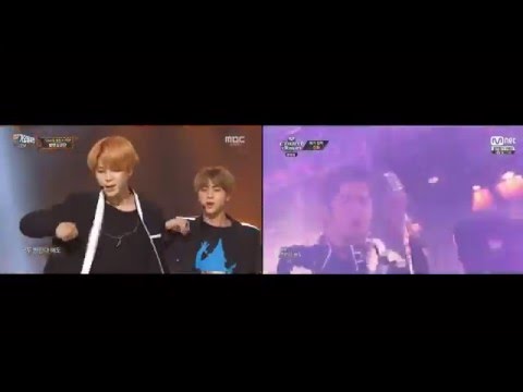 BTS 방탄소년단 & Shinhwa 신화 - Perfect Man 퍼펙트맨 comparison
