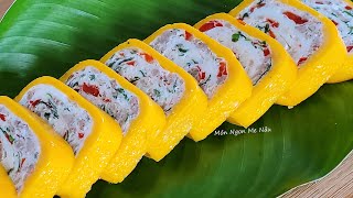 Cách Làm Trứng Cuộn Vàng Óng – Mềm Ngon Hấp Dẫn, Ai Cũng Làm Được | Món Ngon Mẹ Nấu