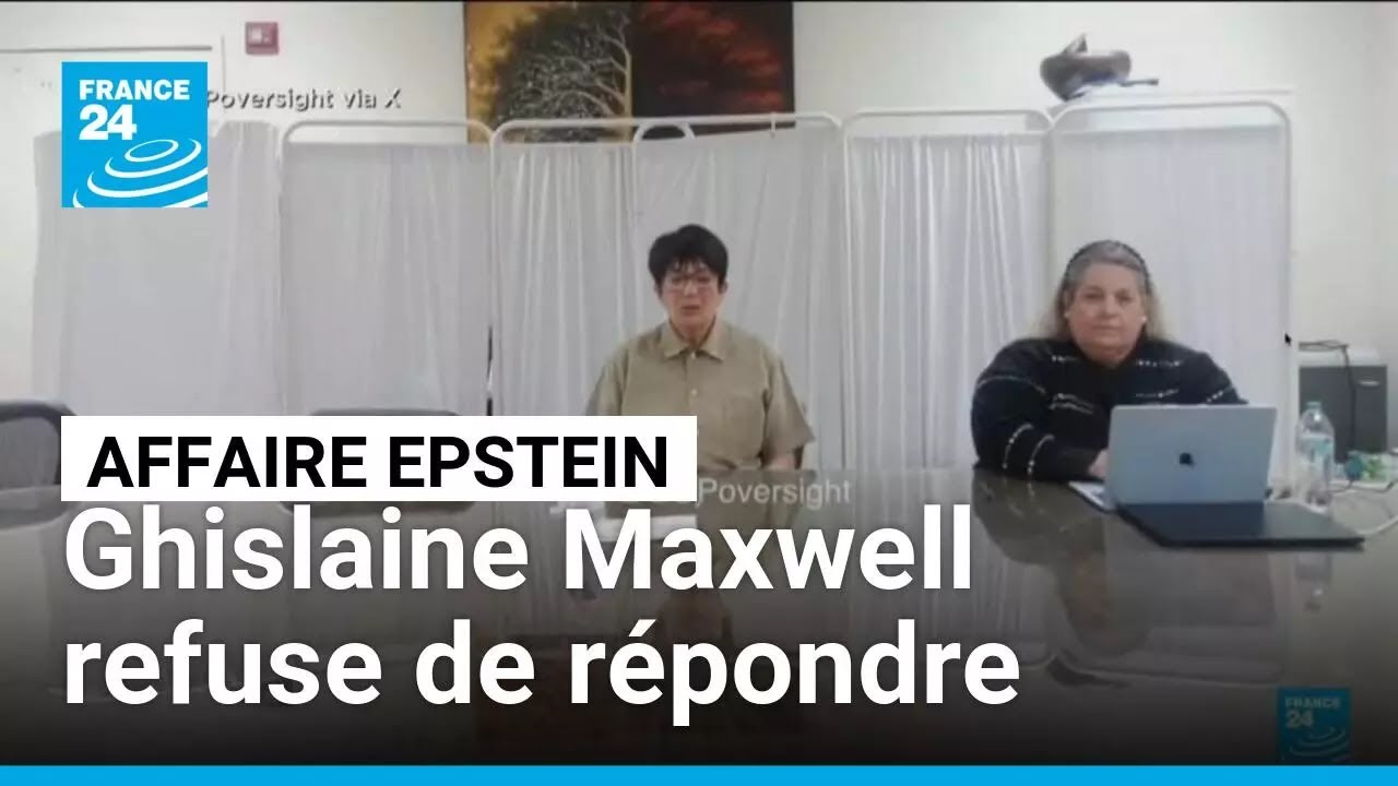 Affaire Epstein : Ghislaine Maxwell invoque son droit au silence • FRANCE 24