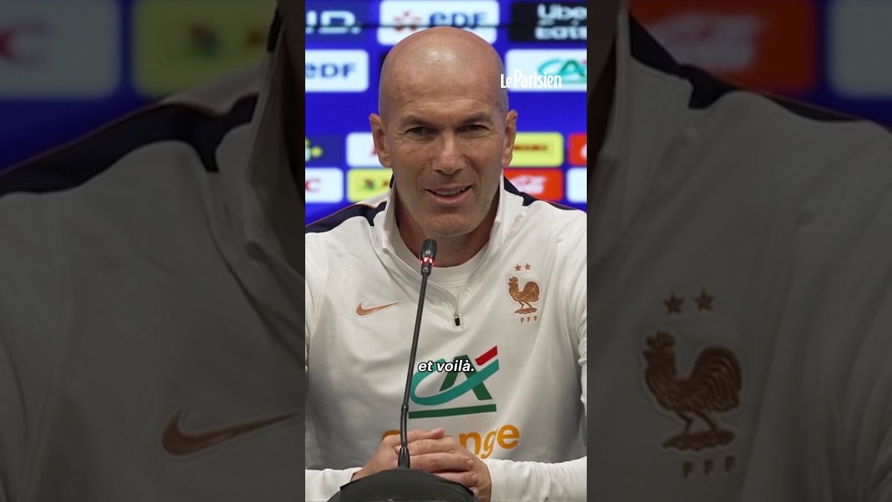 Turquie-France : l'émotion de Zidane avant son premier match