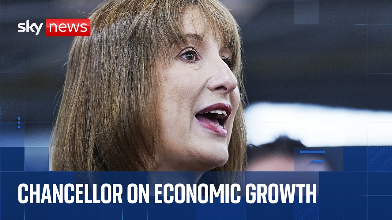 Chancellor Rachel Reeves delivers key speech on economy