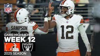 Cleveland Browns vs. Las Vegas Raiders Game Highlights | NFL 2025 Season Week 12