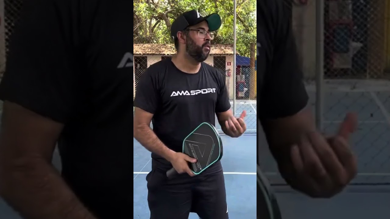 TERCEIRA BOLA ACELERADA OU SUAVE? PT 07 #pickleball #sports #tennis #sport #shorts #short