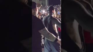 Ronnie Radke & DL in Hartford/CT: crossing crowd & greeting fans on "No Fear" - 9/14/2025