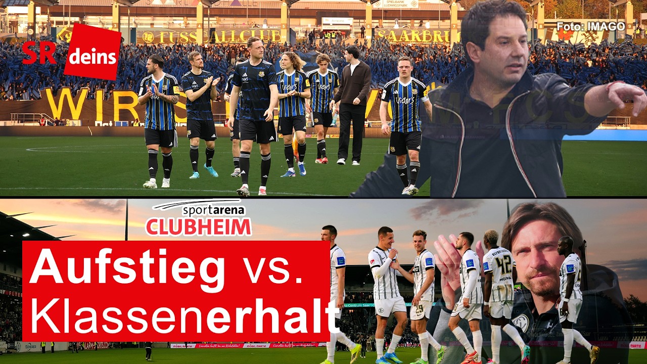 Fußball: sportarena Clubheim – Saisonendspurt bei der SV Elversberg und beim 1.FC Saarbrücken