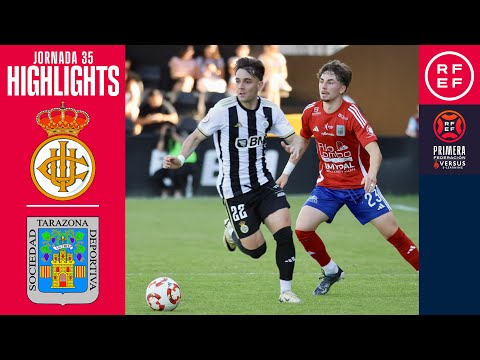 (RESUMEN Y GOL) Real Unión 1-0 SD Tarazona / J35 - 1ª RFEF / Fuente: YouTube Real Federación Española de Fútbol
