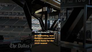 New foods coming to the Texas Rangers baseball games in 2025 #texasrangers