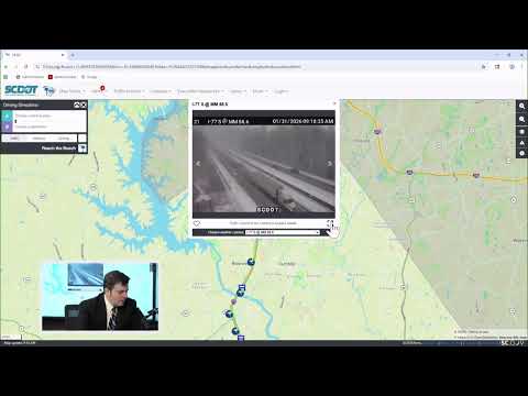 screenshot of youtube video titled Winter Weather Update - 9:00 AM - January 31, 2026