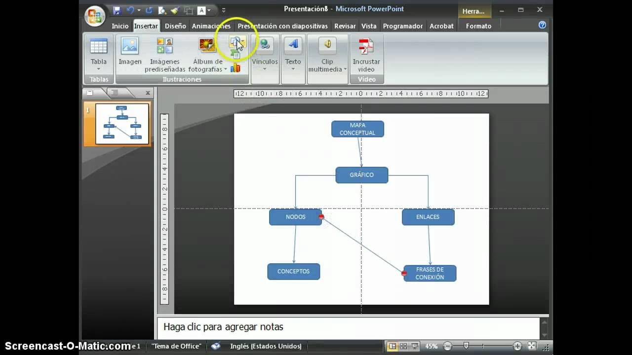 Crear Mapas Conceptuales Con Powerpoint Youtube