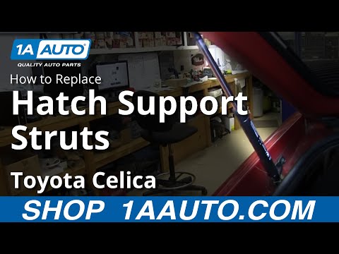 TOYOTA Celica 7 - Trunk Lid Support Pistons Replacement