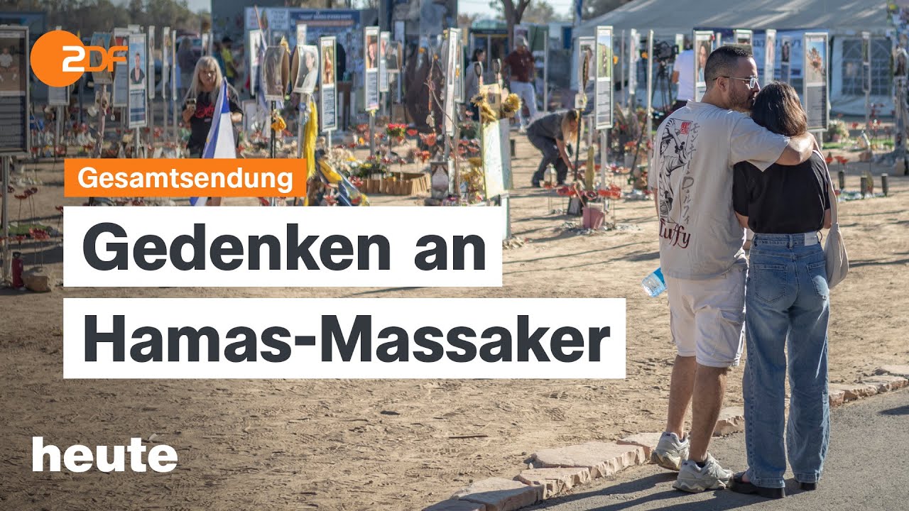 heute 19:00 Uhr vom 07.10.25 Zweiter Jahrestag des Hamas-Überfalls, Messerangriff auf Iris Stalzer