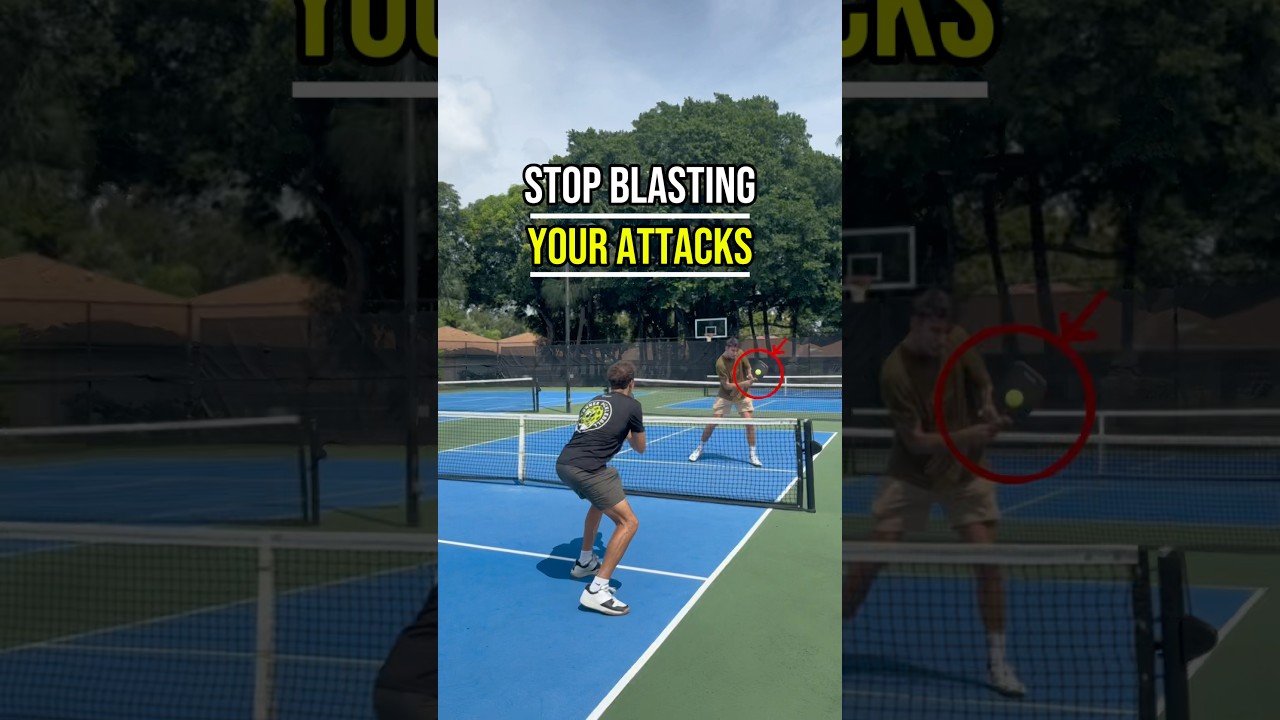 Learn this attack in Pickleball #pickleball #pickleballtips