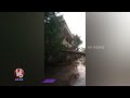 Broken Tree Falls On Power Cable Due to Heavy Rain | Sangareddy  | V6 News  - 02:55 min - News - Video
