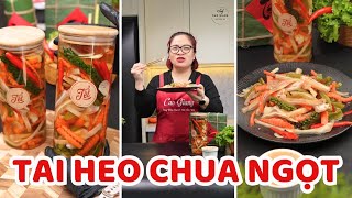 Hướng dẫn làm tai heo ngâm chua ngọt kinh doanh mùa Tết | Cao Giang