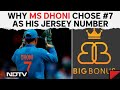 MS Dhoni On Why He Chose #7 As His Jersey Number, The Answer Will Surprise You