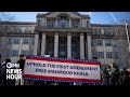 Immigration judge rules Trump administration can deport Columbia protestor Mahmoud Khalil