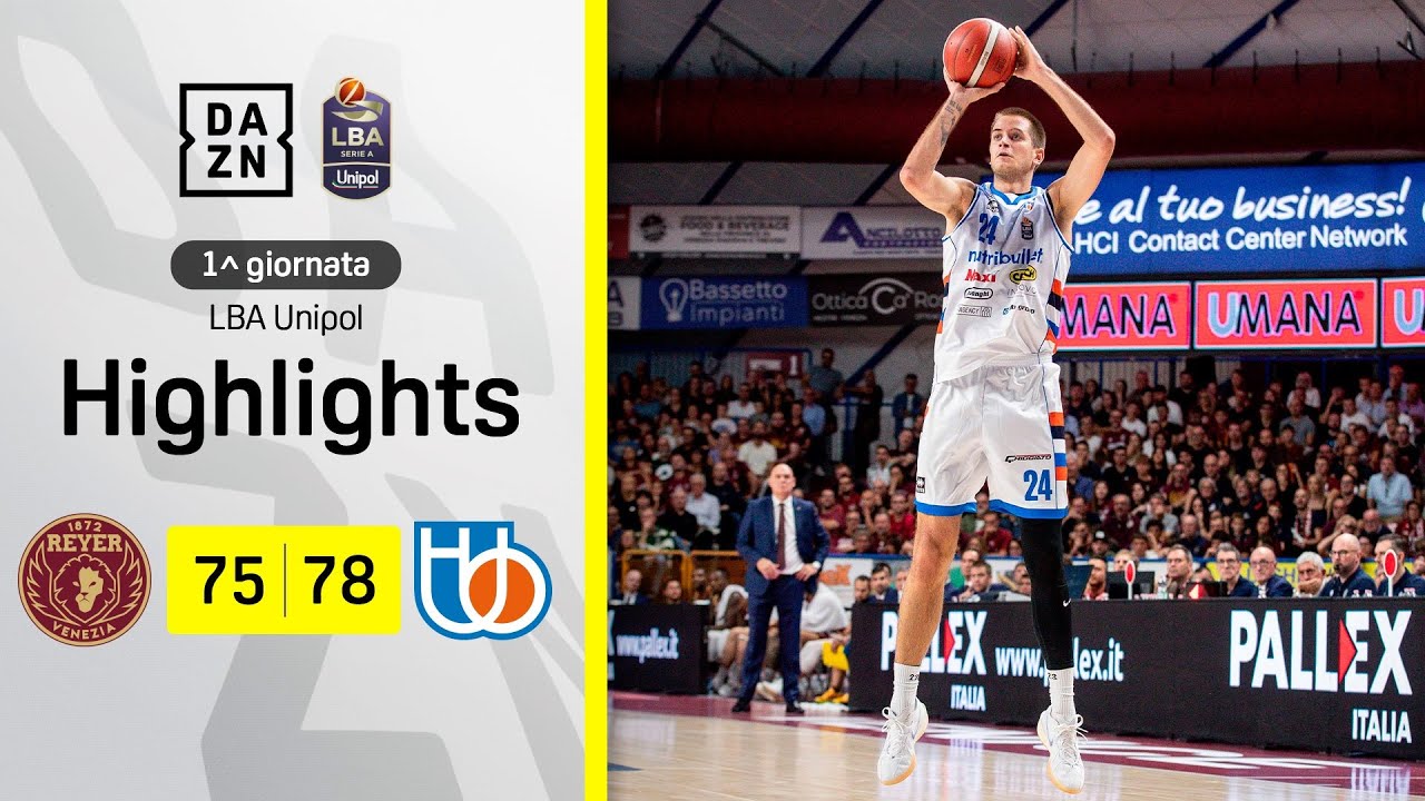 COLPACCIO Treviso, battuta la REYER: Venezia-Treviso 75-78 | LBA | DAZN Highlights