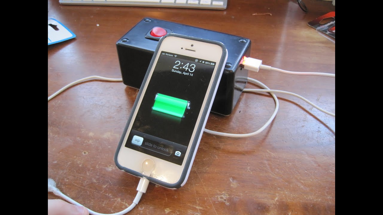 How To: Make a Portable USB Charger! - YouTube iphone dock wiring diagram 