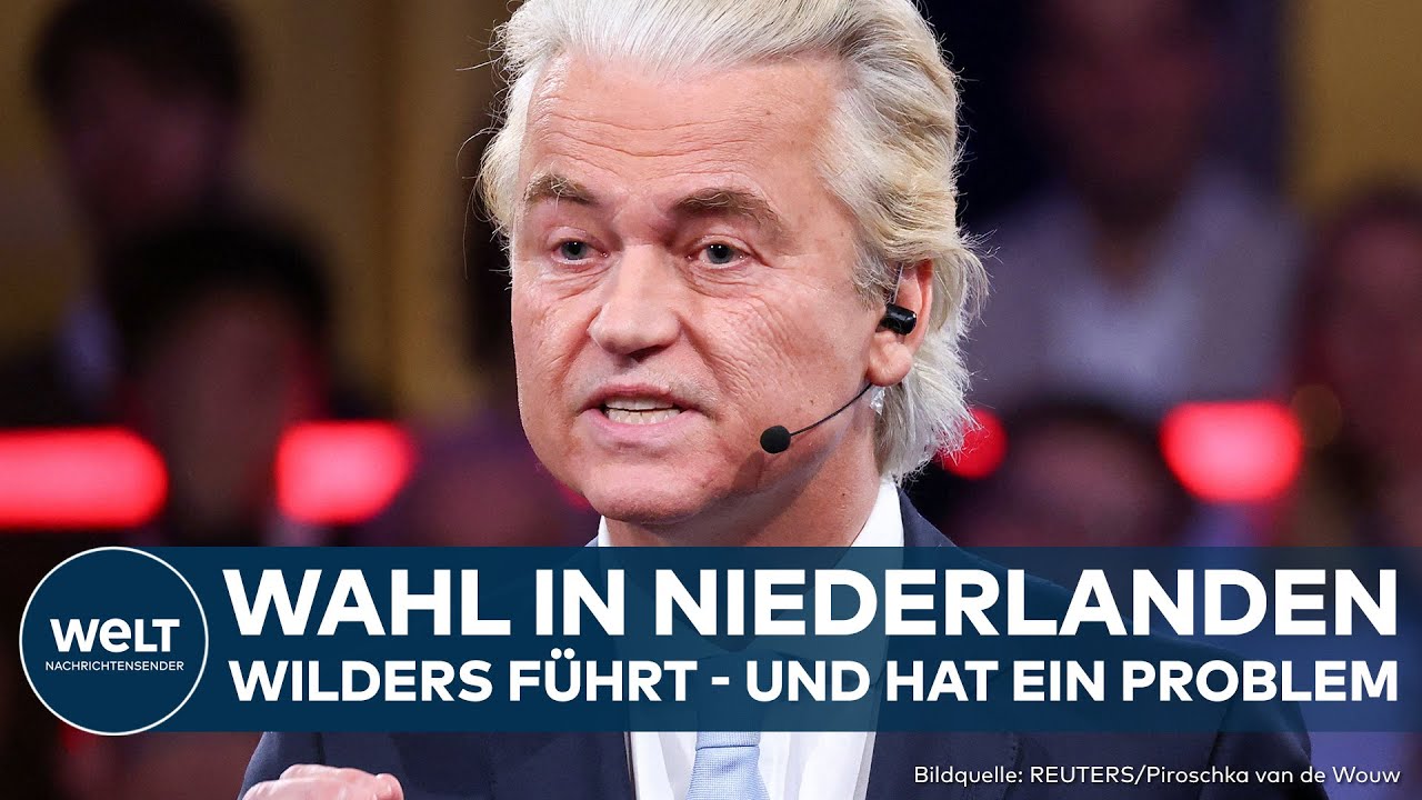 NIEDERLANDE: Showdown bei Wahl! Geert Wilders in Umfrage knapp vorn! Doch es gibt einen Haken