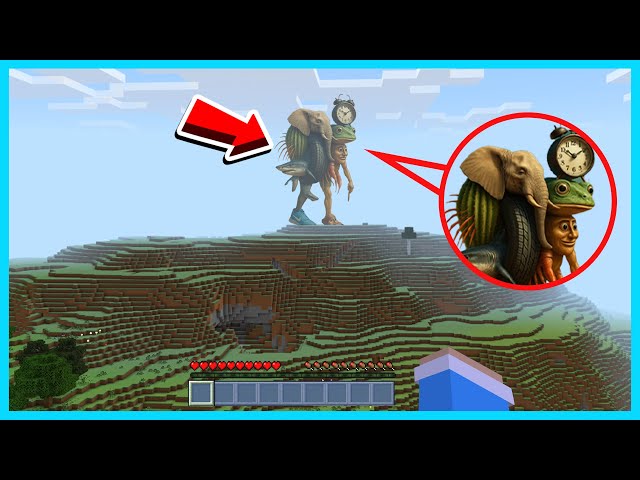 MIPAN & ZUZUZU LIHAT PENAMPAKAN BRAINROT ANOMALI TERKUTUK DI GUNUNG MINECRAFT SURVIVAL! SEREM BANGET