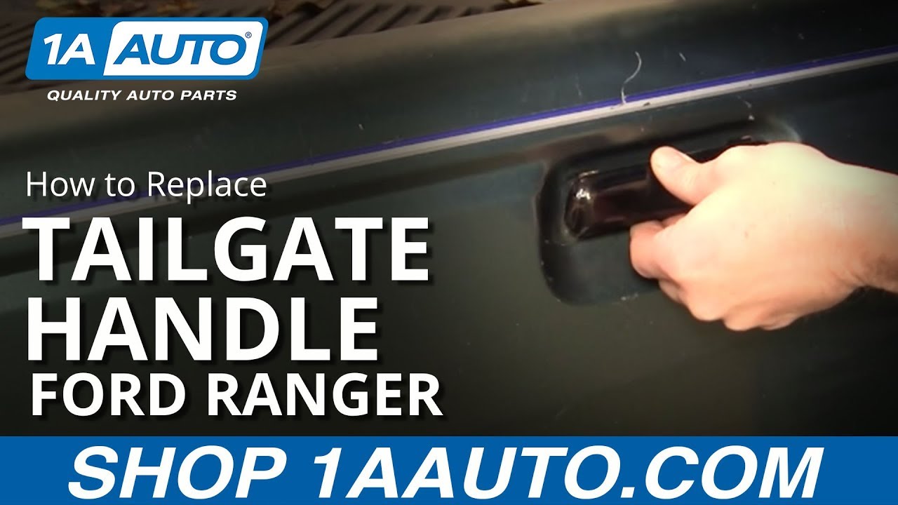 Install tailgate handle 2002 ford ranger #2
