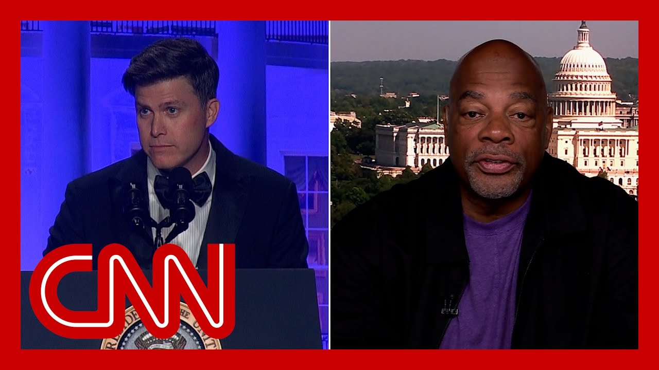 Colin Jost roasted Trump and Biden at White House Correspondents’ Dinner. Alonzo Bodden reacts