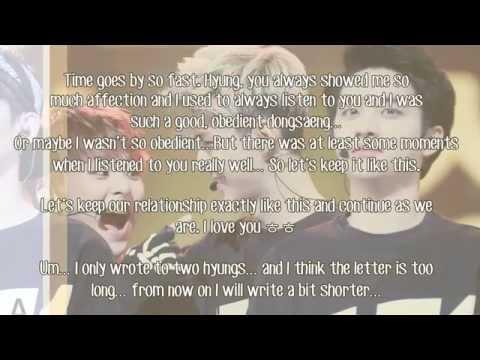 130813 Sehun's letter to the EXO members