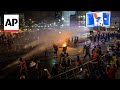 Police and demonstrators scuffle in Israel during anti-government protest