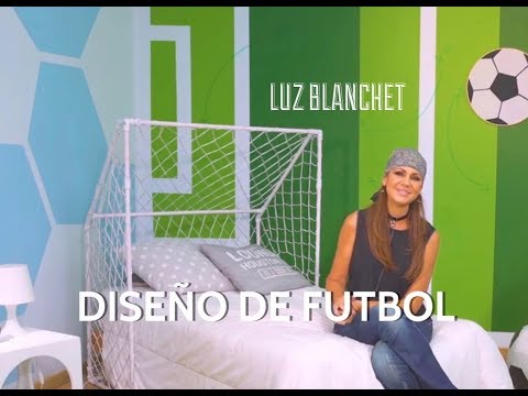 DISEÑO DE FUTBOL PARA EL CUARTO DE TUS HIJOS CON COMEX by LUZ BLANCHET