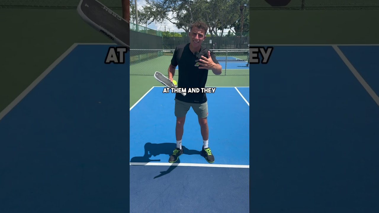 How to Deal with Bangers in Pickleball! #pickleball #pickleballtips