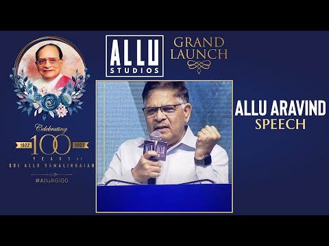 From now on, my sons will take care of Allu Studios, Geetha Arts, says Allu Aravind