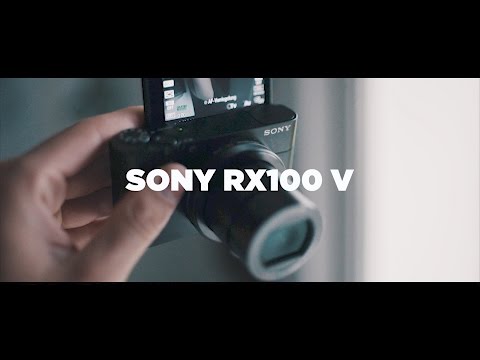 video Sony DSC-RX100 V Digitalkamera (20,1 Megapixel, Stacked Exmor RS Cmos Sensor, 40-Fach Zeitlupe, Anti-Distortion Verschluss, 24-70 mm Zeiss Vario-Sonnar T) schwarz
