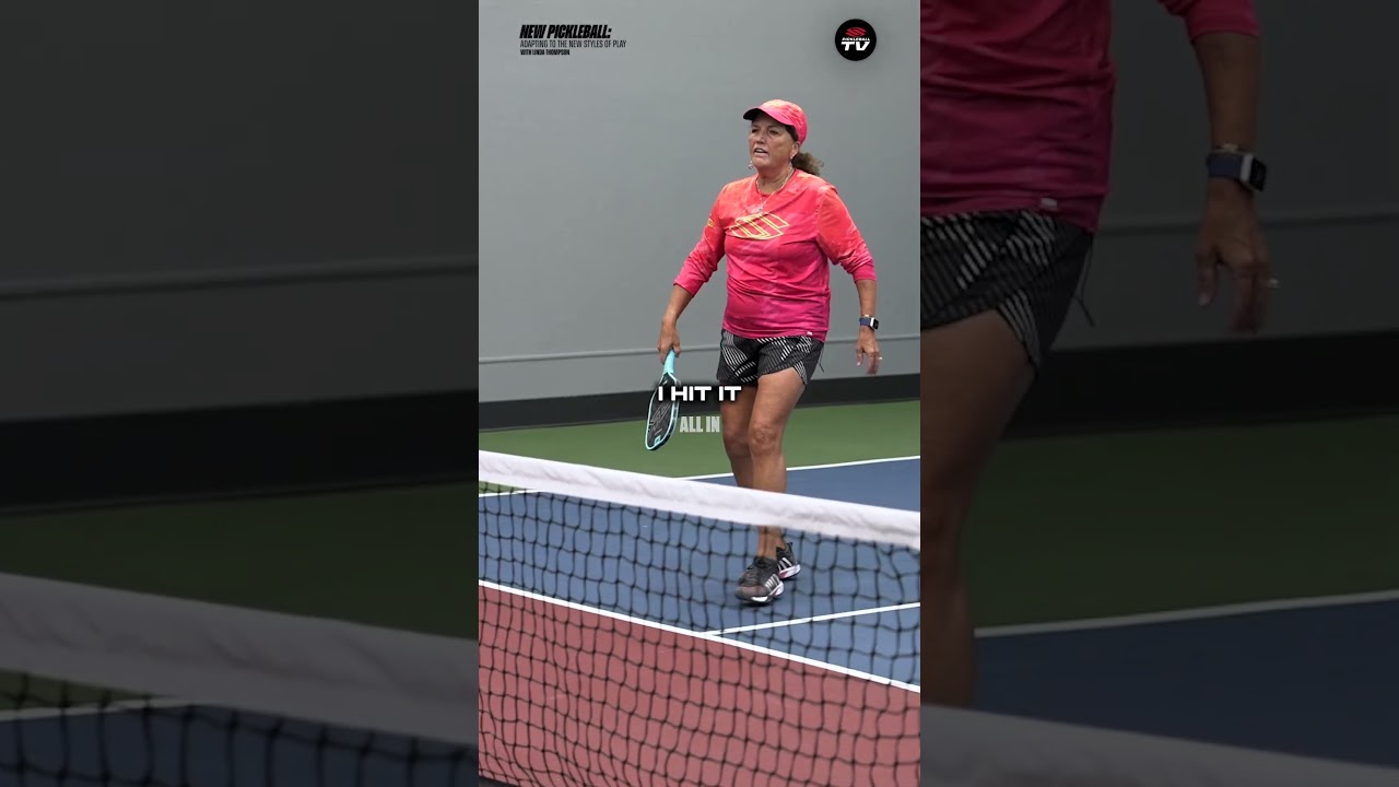 Pickleball coach Linda Thompson will teach you the 4th shot 4️⃣ #pickleball #pickleballislife
